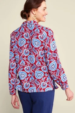 Soft Surroundings Addison Gauze Big Shirt| Tops