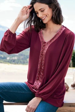 Soft Surroundings Adornment Top| Tops