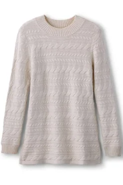 Soft Surroundings Alena Cable Sweater Tunic| Tops|Sweaters & Cardigans