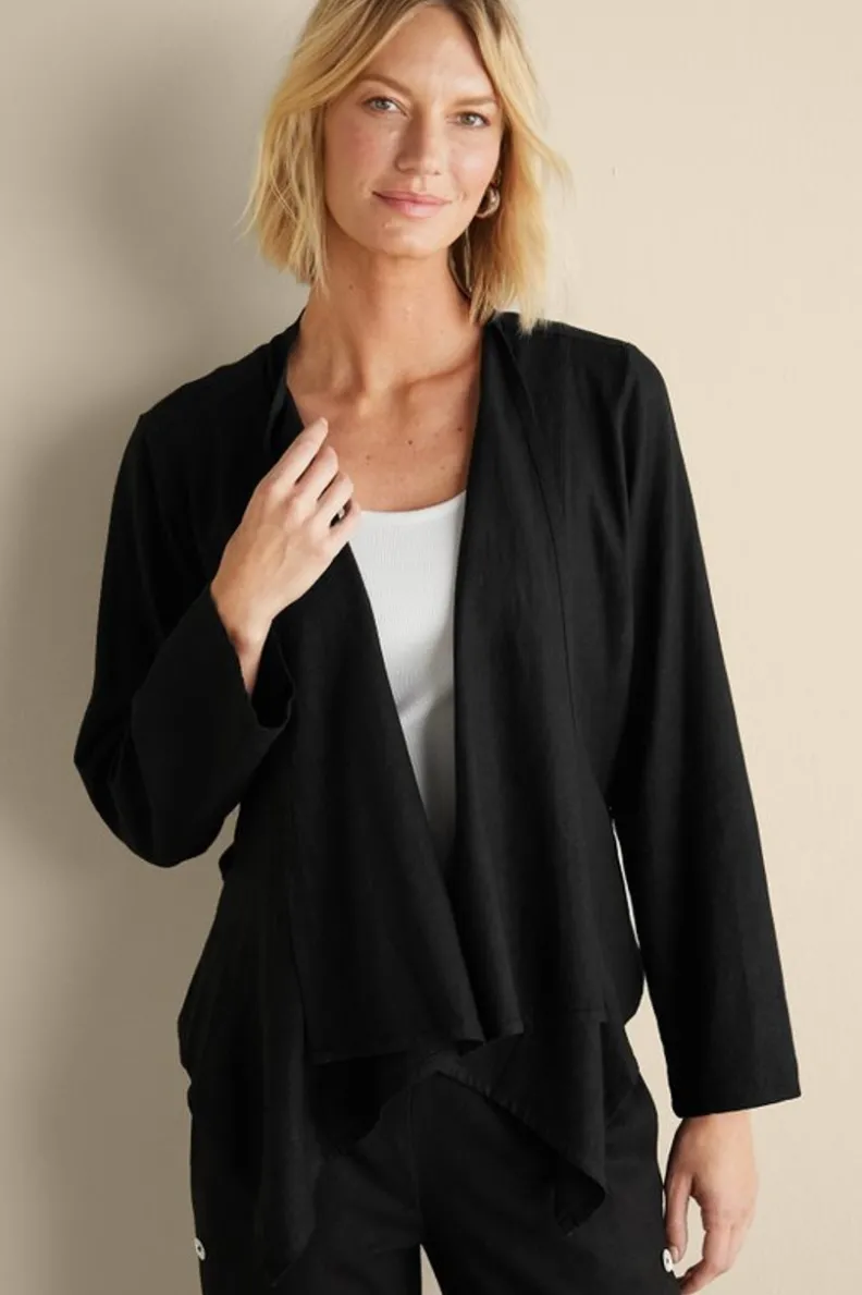 Soft Surroundings Alicante Linen Blend Topper| Tops|Toppers