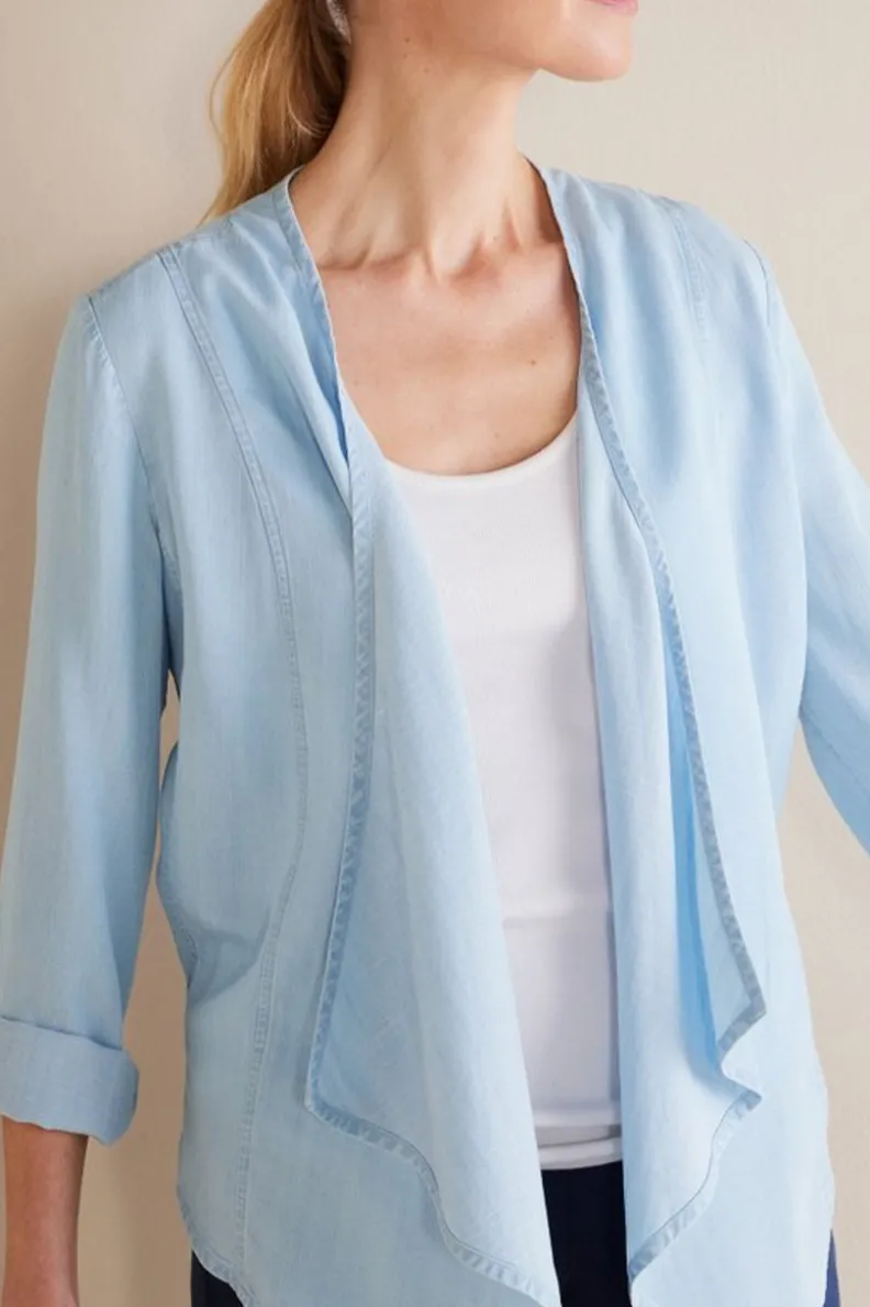 Soft Surroundings Alicante Tencel™ Topper| Toppers|Jackets & Coats