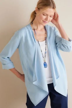 Soft Surroundings Alicante Tencel™ Topper| Toppers|Jackets & Coats