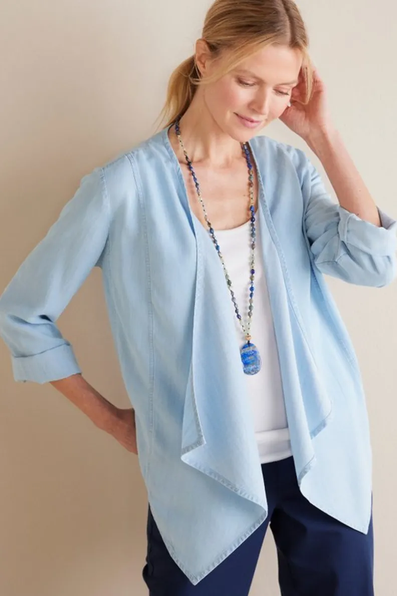 Soft Surroundings Alicante Tencel™ Topper| Toppers|Jackets & Coats