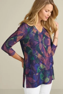 Soft Surroundings Alila 3/4 Sleeve Tunic| Tops