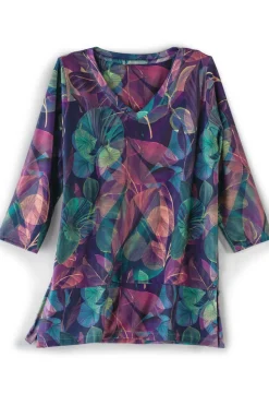 Soft Surroundings Alila 3/4 Sleeve Tunic| Tops