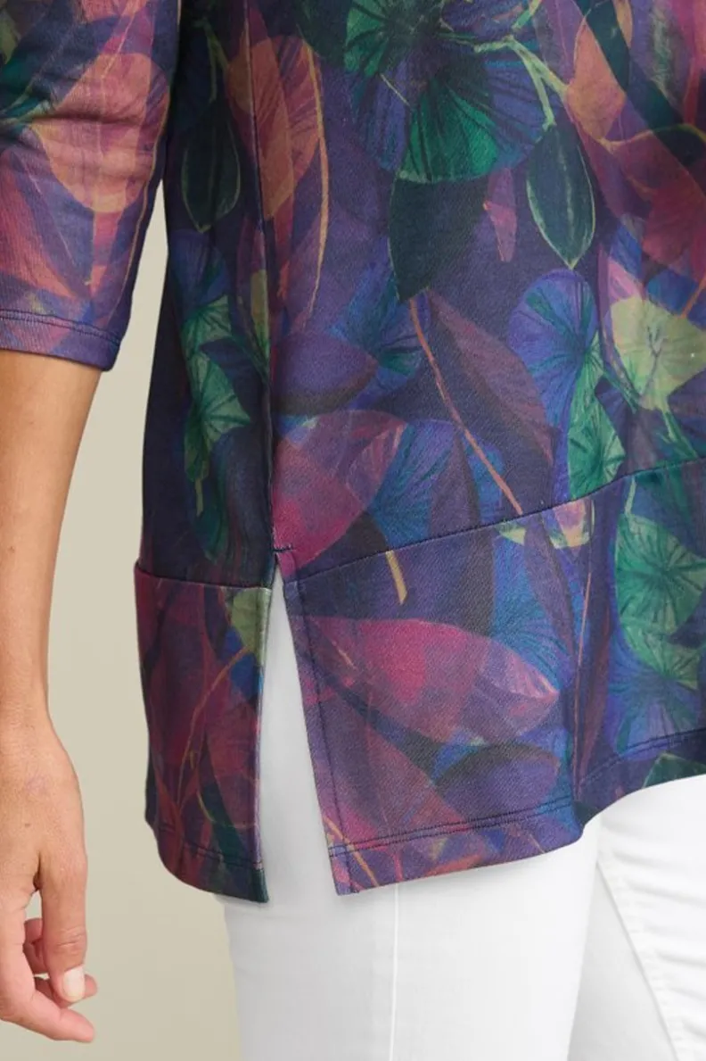 Soft Surroundings Alila 3/4 Sleeve Tunic| Tops
