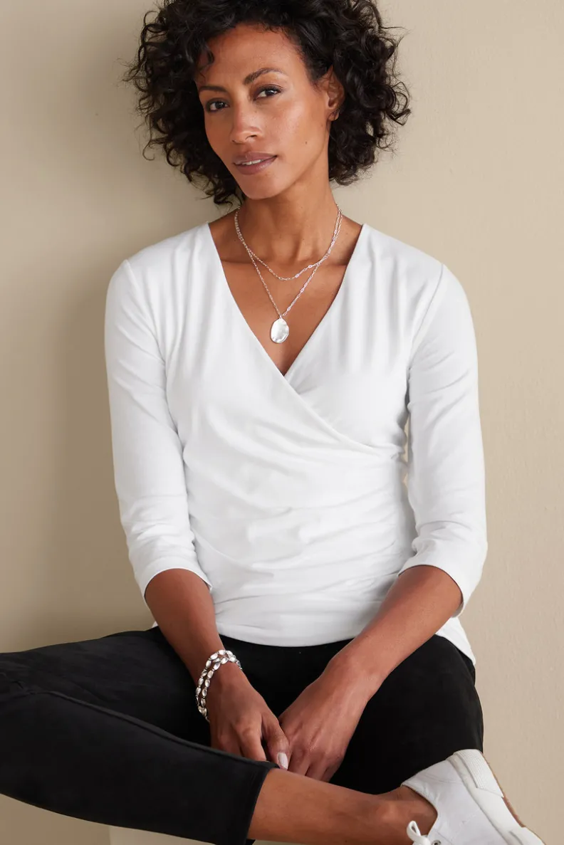 Soft Surroundings Alyssa Knit Top| Tops