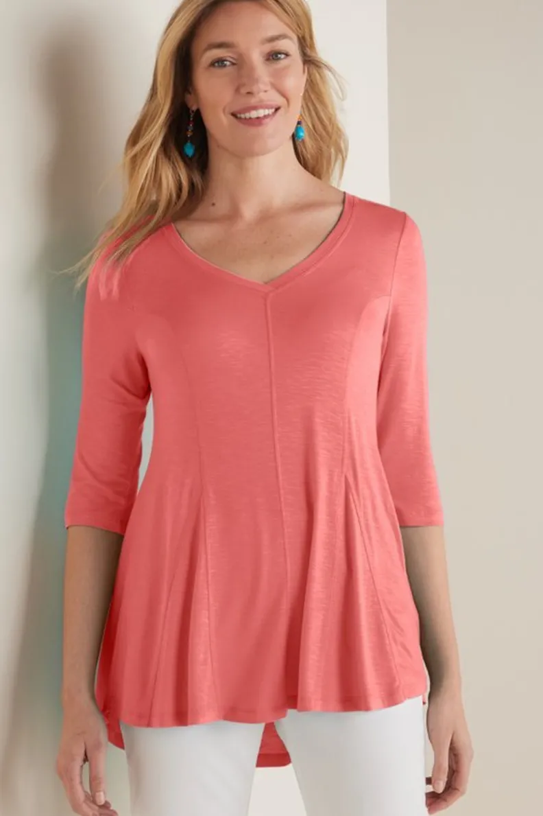 Soft Surroundings Amelia A-Line Tunic| Tops