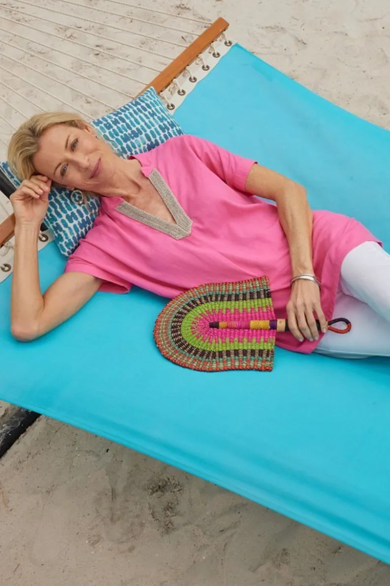 Soft Surroundings Annalise Linen Blend Tunic| Tops|Tunics & Leggings