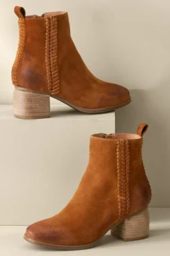 Soft Surroundings Antelope Nila Braid Bootie| Shoes