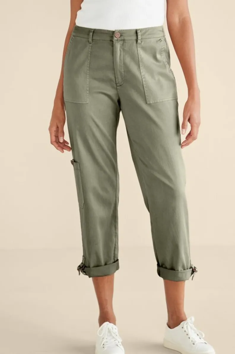 Soft Surroundings Antigua Convertible Crop Pants| Pants
