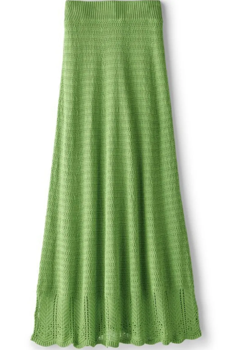 Soft Surroundings April Crochet Sweater Skirt| Skirts