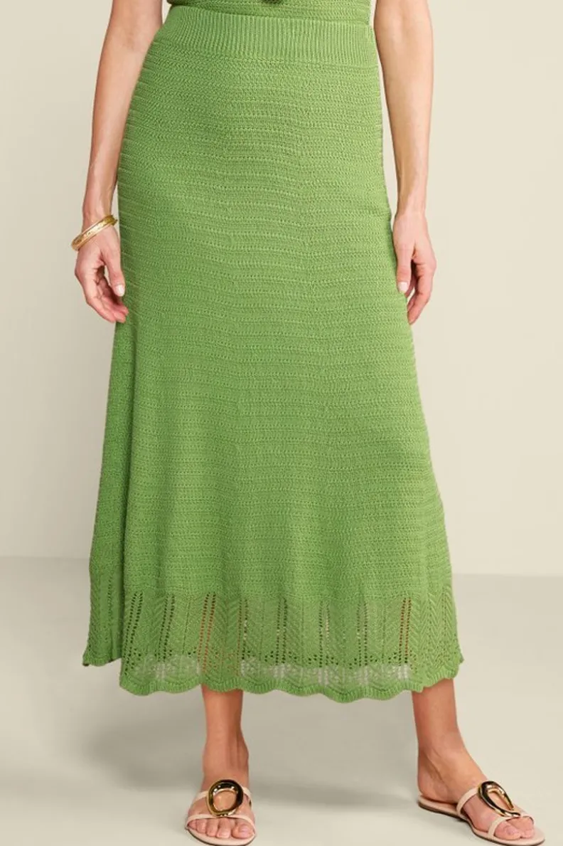 Soft Surroundings April Crochet Sweater Skirt| Skirts