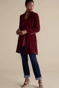 Soft Surroundings Aria Velvet Jacket| Jackets & Coats