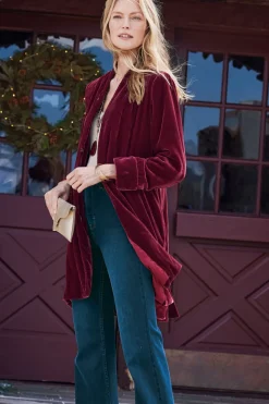 Soft Surroundings Aria Velvet Jacket| Jackets & Coats