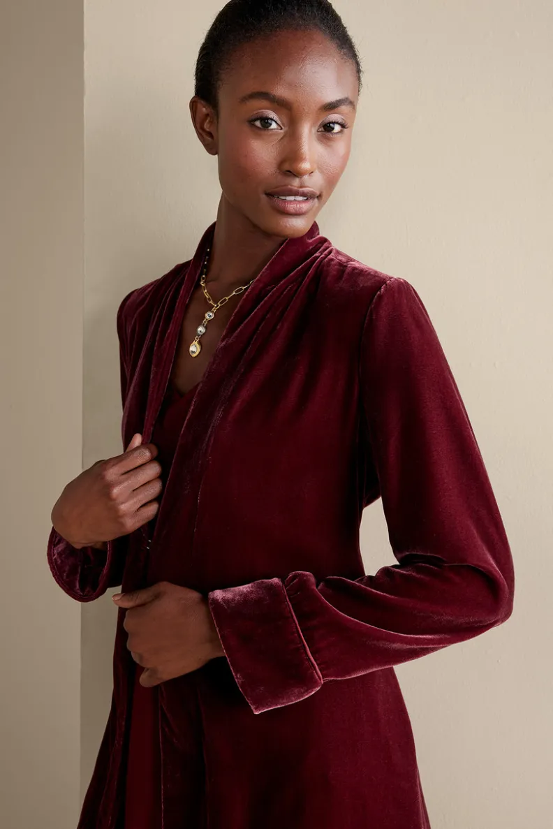 Soft Surroundings Aria Velvet Jacket| Jackets & Coats
