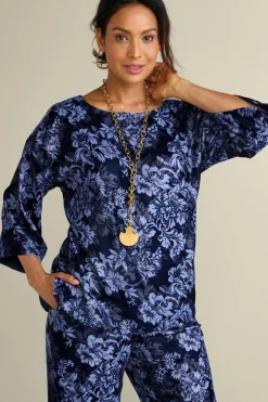 Soft Surroundings Aria Velvet Top| Tops