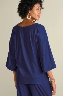 Soft Surroundings Aria Velvet Top| Tops
