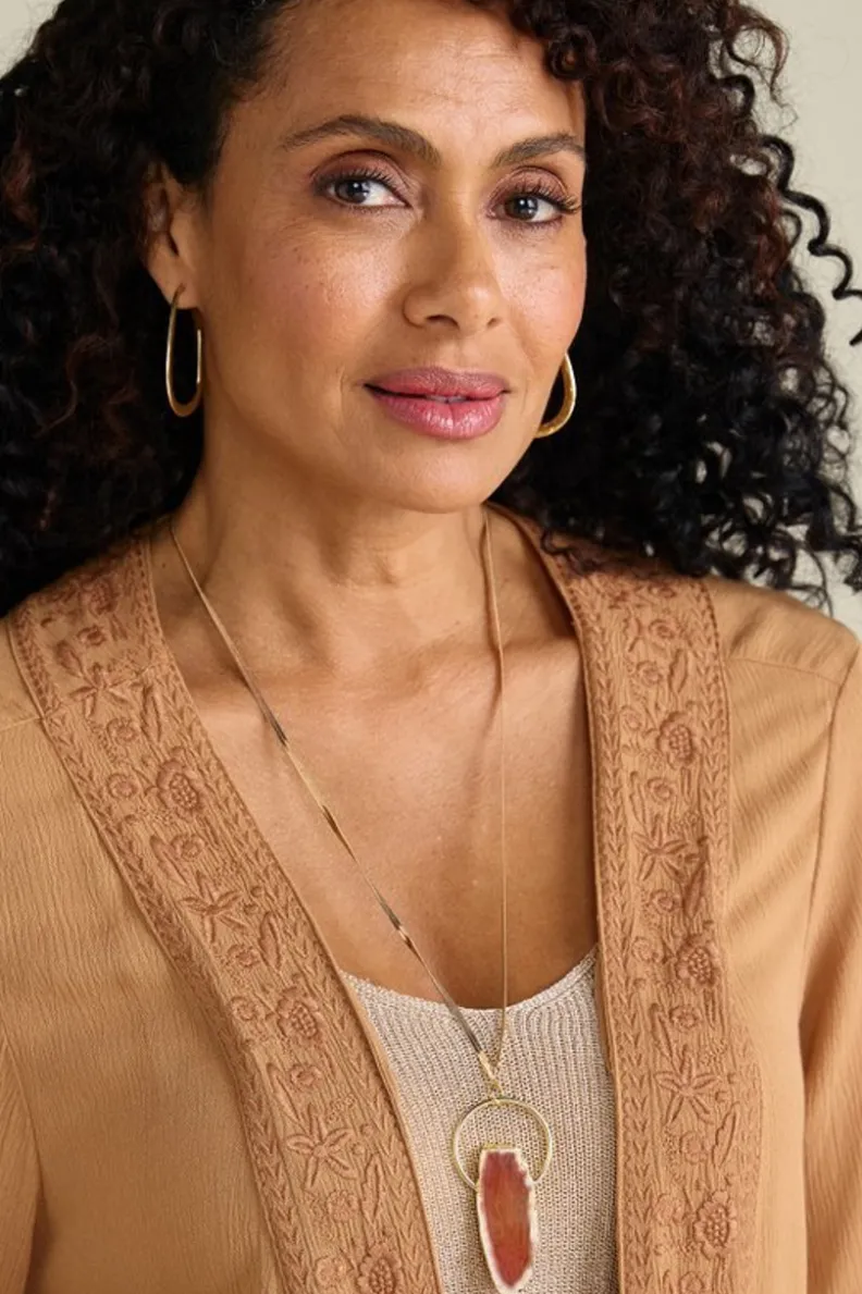 Soft Surroundings Arista Halo Pendant Necklace| Jewelry|Necklaces