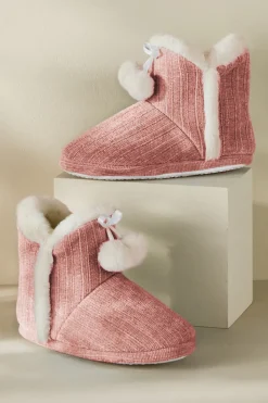 Soft Surroundings Ashlyn Cabled Bootie Slippers| Shoes