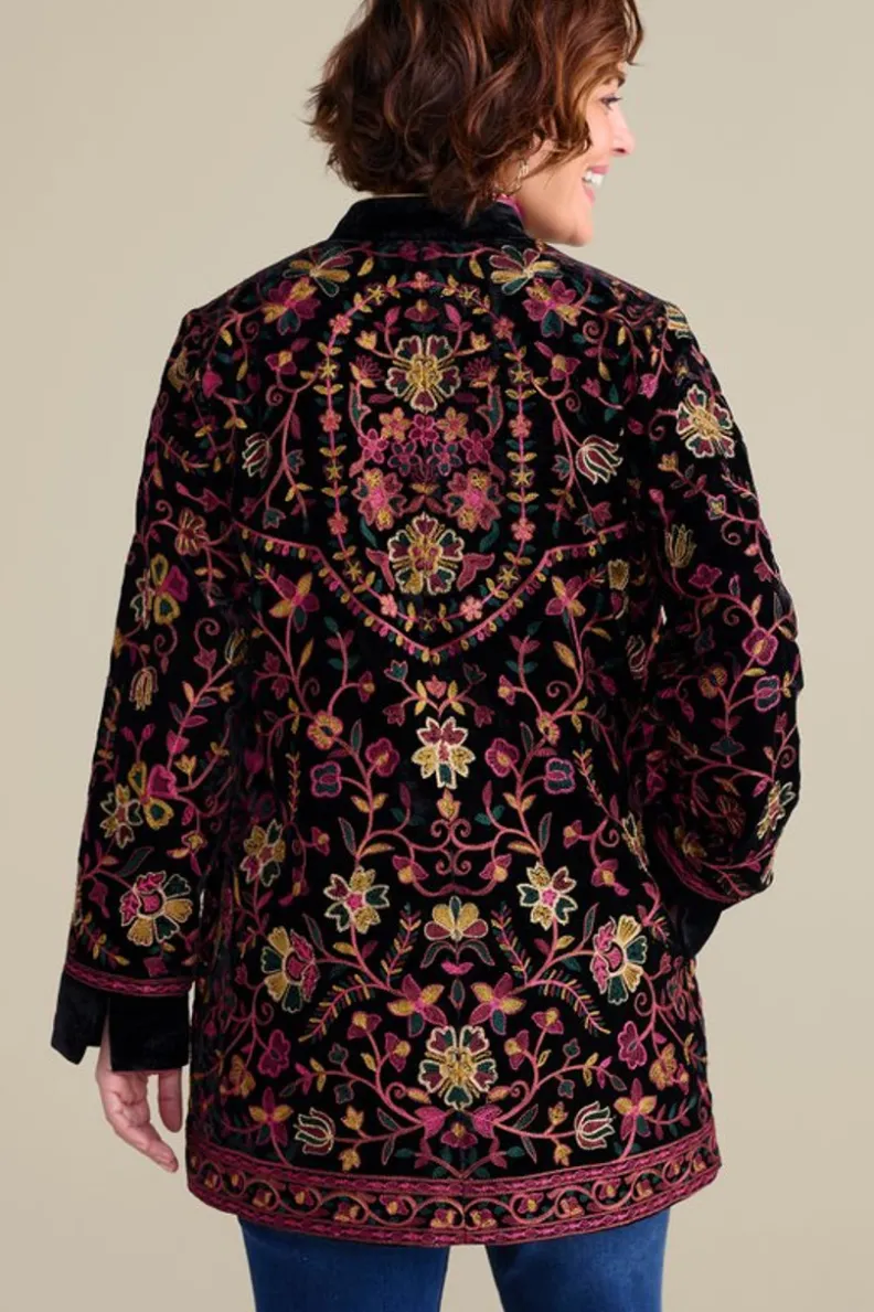 Soft Surroundings Astrid Velvet Jacket| Jackets & Coats