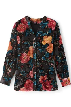Soft Surroundings Autumn Velvet Tunic| Tops