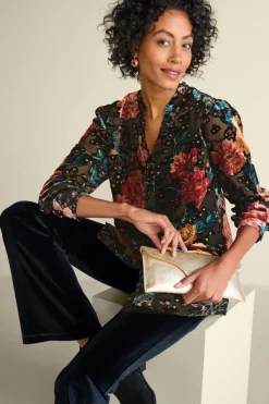 Soft Surroundings Autumn Velvet Tunic| Tops