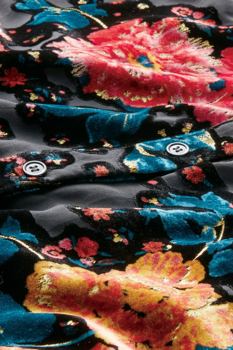 Soft Surroundings Autumn Velvet Tunic| Tops