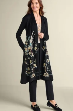 Soft Surroundings Ava Embroidered Cardigan| Sweaters & Cardigans
