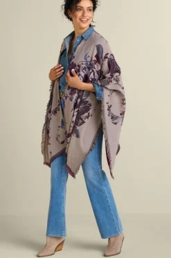 Soft Surroundings Beatrix Floral Wrap| Toppers|Jackets & Coats