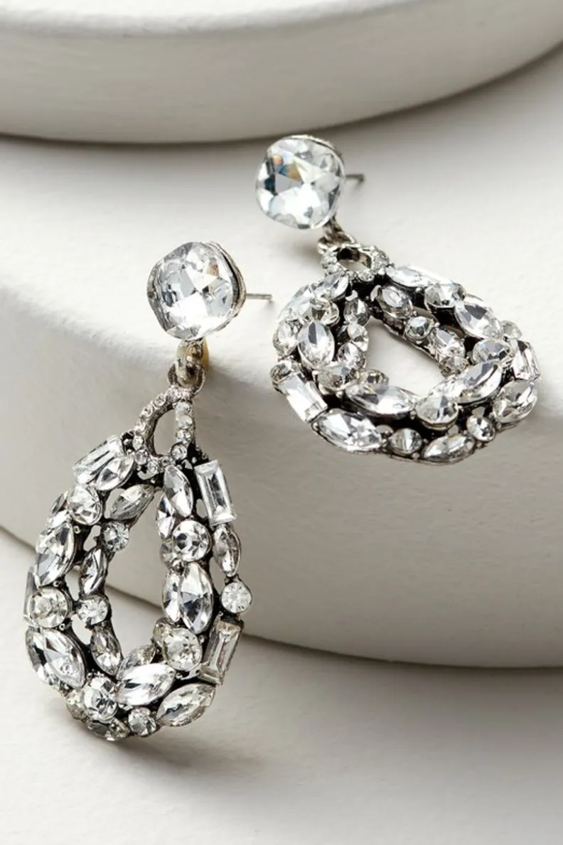 Soft Surroundings Belle Crystal Earrings| Jewelry|Earrings