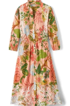Soft Surroundings Bellicia Embroidered Midi Dress| Dresses