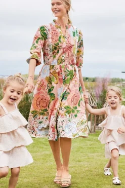 Soft Surroundings Bellicia Embroidered Midi Dress| Dresses