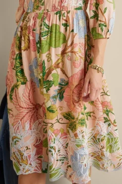Soft Surroundings Bellicia Embroidered Midi Dress| Dresses