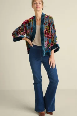 Soft Surroundings Bercy Velvet Topper| Toppers|Jackets & Coats