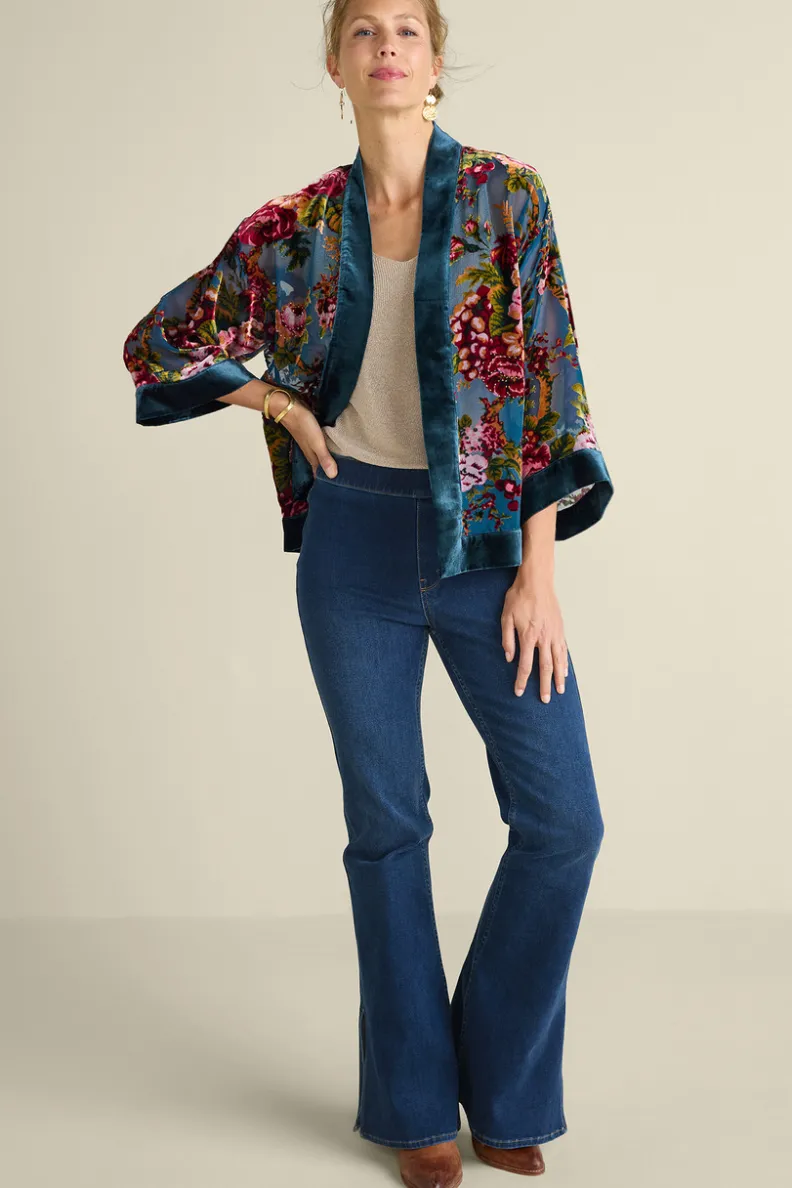 Soft Surroundings Bercy Velvet Topper| Toppers|Jackets & Coats