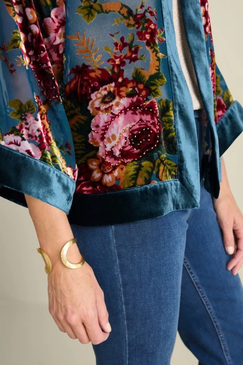 Soft Surroundings Bercy Velvet Topper| Toppers|Jackets & Coats