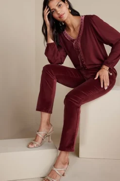 Soft Surroundings Blakely Velveteen Pants| Pants