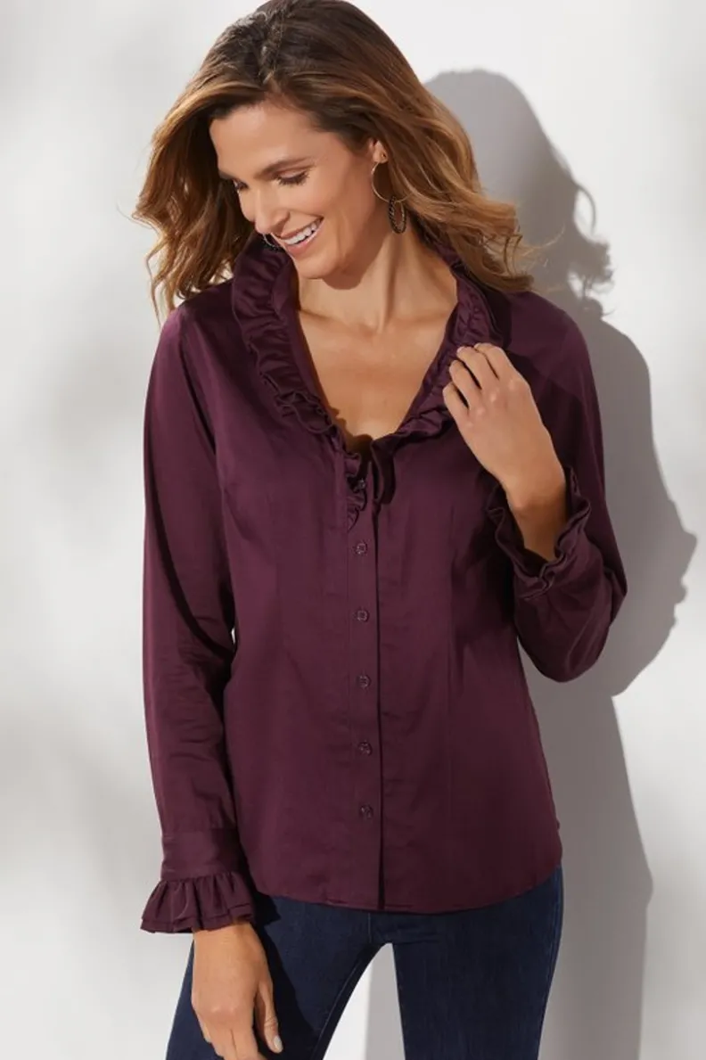 Soft Surroundings Boleyn Shirt| Tops