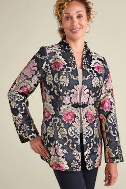 Soft Surroundings Branca Jacquard Jacket| Jackets & Coats