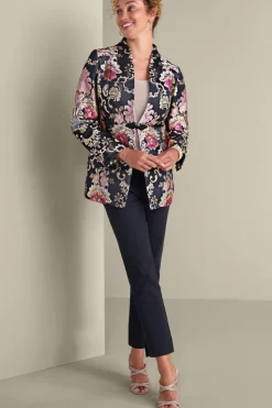 Soft Surroundings Branca Jacquard Jacket| Jackets & Coats