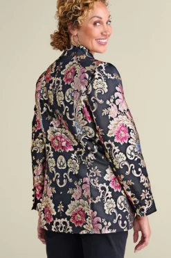 Soft Surroundings Branca Jacquard Jacket| Jackets & Coats