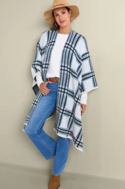 Soft Surroundings Braunwyn Plaid Wrap| Scarves & Wraps