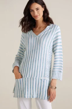 Soft Surroundings Briza Stripe Tunic| Tops
