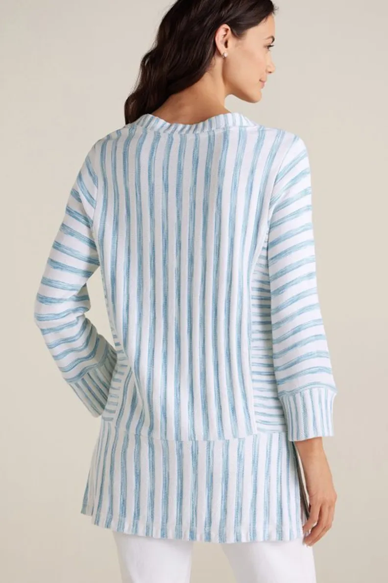 Soft Surroundings Briza Stripe Tunic| Tops