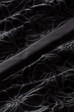 Soft Surroundings Candace Velvet Lace Tunic| Tops