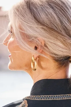 Soft Surroundings Cara Hammered Hoop Earrings| Jewelry|Earrings