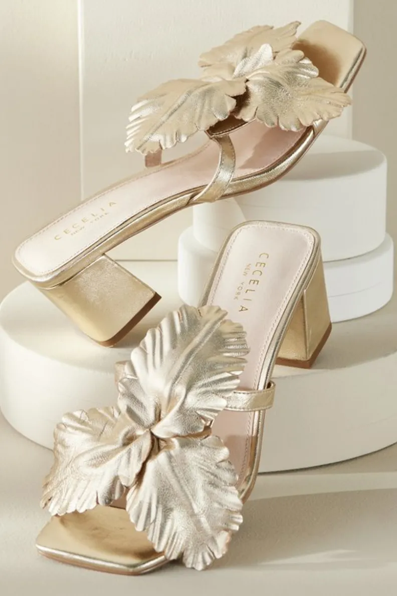 Soft Surroundings Cecelia Ny Happy Flower Slide| Shoes