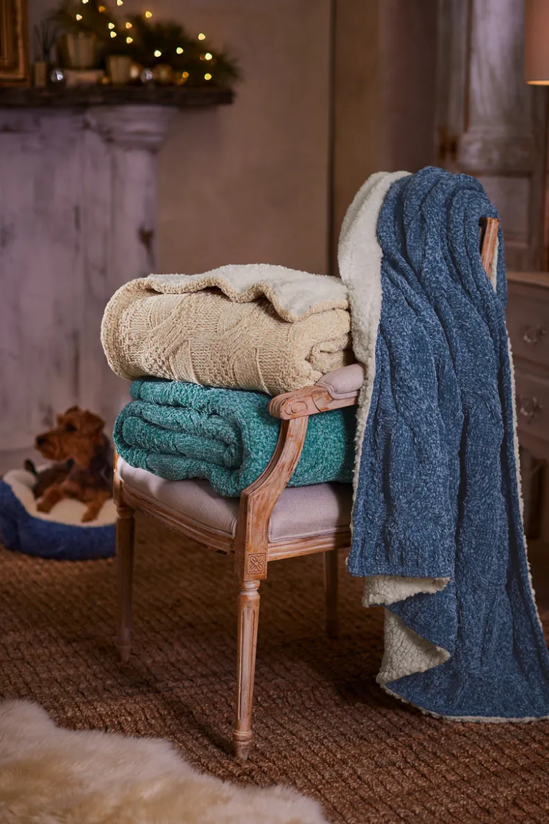 Soft Surroundings Cecilia Chenille Throw| Bedding