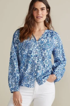 Soft Surroundings Celia Top| Tops